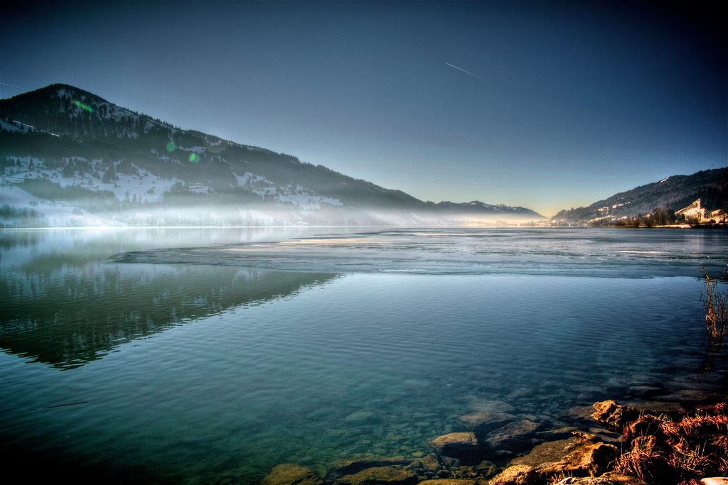 Bergsee in Nebelstimmung